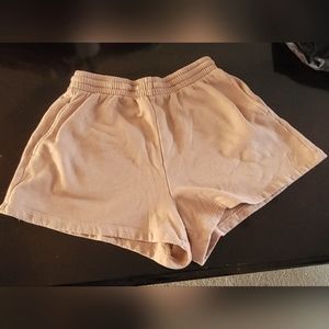 PINK sweat shorts